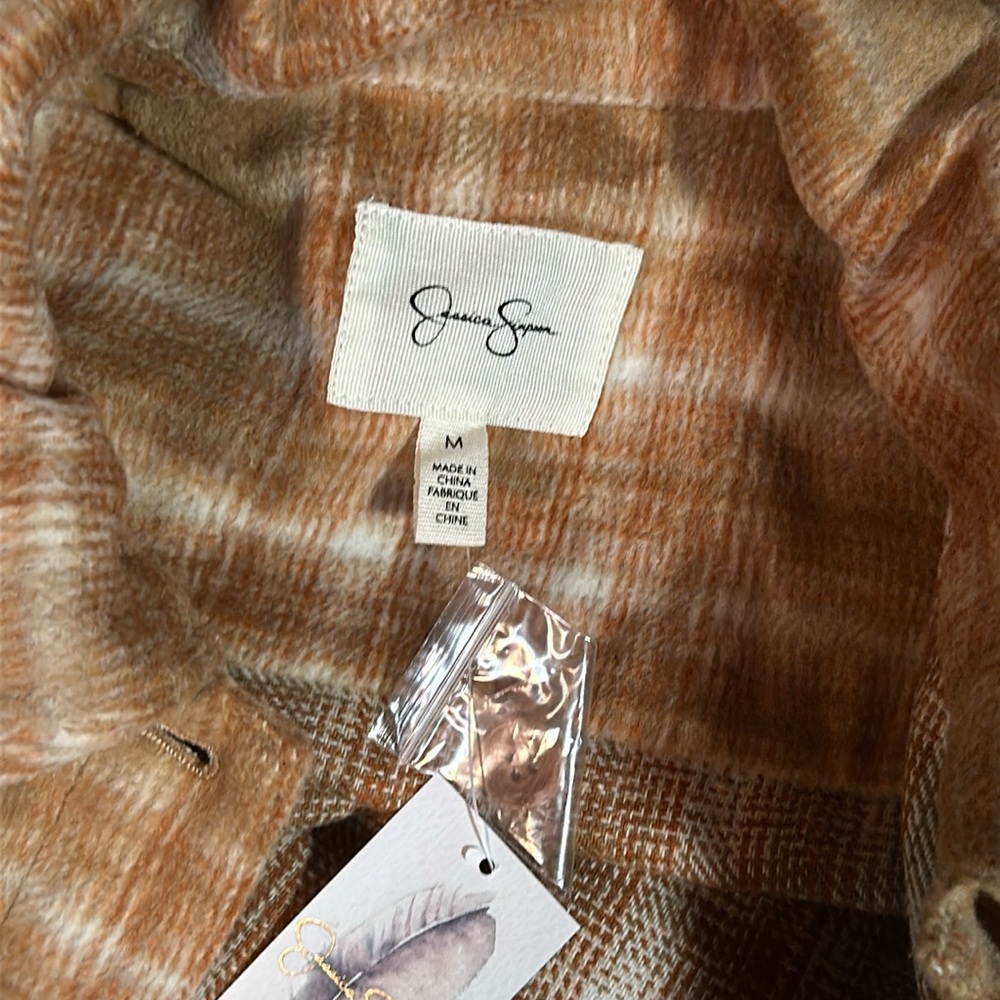 Jessica Simpson Plaid Shacket - Picture 5 of 13